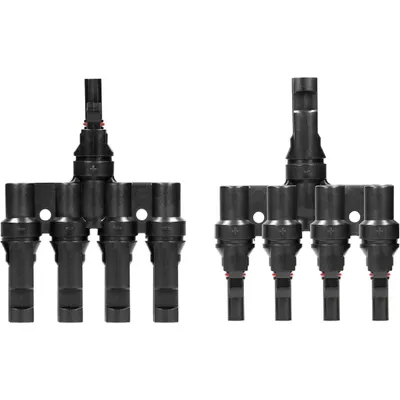 Produktbild von ORNO Mc4 Stecker Typ T für Sonnenkollektoren IP67 Einhaltung der Norm: IEC 60068-2-52 (4xMC4)