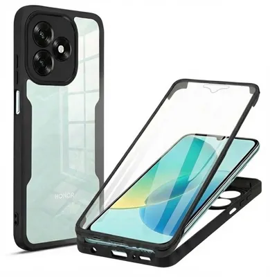 Produktbild von Techsuit - ColorVerse 360 Series + Screen Protector 360° Hülle mit Displayschutz für Honor X5c Plus – schwarz