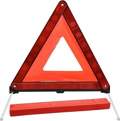 Image de Triangle de signalisation réfléchissant, pliable, pour voiture, 1 pièce, pour une utilisation sur la route