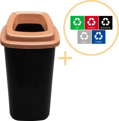 Produktbild von Plafor - Sortierbehälter 45l - Recycling - Braun