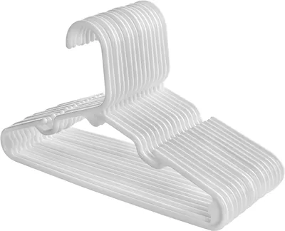 Image de Support-cintres pour enfants - Lot de 30 - Antidérapant - 29,5 cm - Encoches encastrées