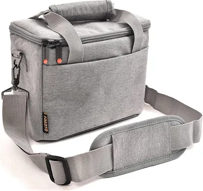 Produktbild von FOSOTO DSLR-Kameratasche Grau Regenschutz Nikon Canon Sony