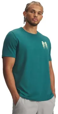Produktbild von Under Armour Blur Logo Kurzarm-t-shirt Grün M Mann Grün M