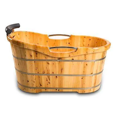 Image de Baignoire en bois Lucerne 150 x 67 cm