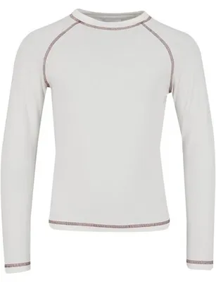 Obrázek produktu pro Dětské tričko s dlouhým rukávem Urban Classics Girls Contrast Jersey Longsleeve offwhite - 158/164