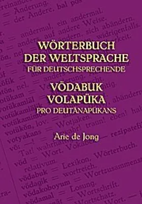 Produktbild von Wörterbuch der Weltsprache für Deutschsprechende
