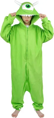 Obrázok produktu pre Detský kostým Mike Wazowski (kigurumi) – overal pre deti, veľkosť 130 cm