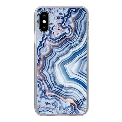 Produktbild von MuchoWow® Handyhülle Schutzhülle Hülle für iPhone X Natursteine - Abstrakt - Chic Silikon Softcase Handy Hülle - Handyhülle