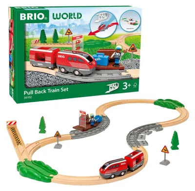 Image de Ravensburger BRIO Coffret de train avec moteur à friction