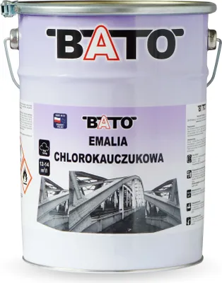 Zdjęcie produktu dla Emalia Chlorokauczukowa Czarna Mat Ral 9005 5L