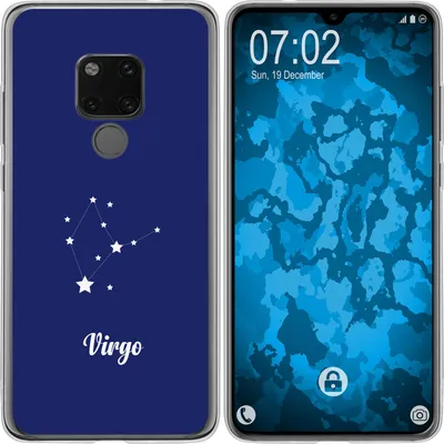 Produktbild von PhoneNatic Case kompatibel mit Huawei Mate 20 Silikon-Hülle SternzeichenVirgo M2