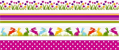 Image de Heyda 203584380 Deko Tapes Printemps "Tulipes" chaque rouleau 5 m x 15 mm
