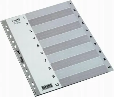 Obrázok produktu pre A4 Pp Zahlenregler 1-10 100204765