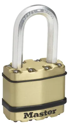 Produktbild von MASTER LOCK Hochleistungsvorhängeschloss [Schloss mit Schlüssel] [Laminierter Stahl] [Wetterfest]M1BEURDLF - Ideal für Lagerräume, Garagen etc.