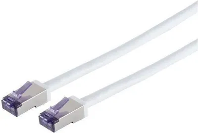 Produktbild von Lanview LVN-CAT6A-FLEX-1MWH, 1 m, Cat6a, S/FTP (S-STP), RJ-45, RJ-45, Weiß
