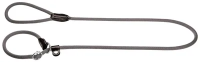 Produktbild von HUNTER Retriever-Hundeleine FREESTYLE, Farbe: grau, integrierte Halsung, stufenl