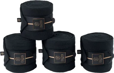 Produktbild von Eskadron HERITAGE Fleecebandagen 4er Set " FLEECE " Größe - Pony Farbe - black