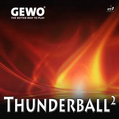 Produktbild von GEWO Tischtennisbelag / Thunderball² / NEU /