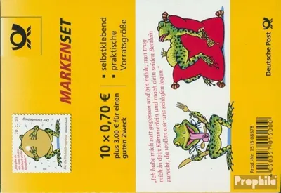 Produktbild von Briefmarken BRD (BR.Deutschland) 2018 Mi MH108 (kompl.Ausg.) postfrisch Froschkönig