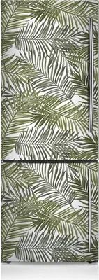 Produktbild von Kühlschrankmagne Kühlschrank Magnetfolie Dekoration 60x205 cm - Exotische Blätter