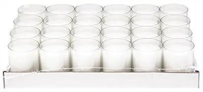 Image de 24 recharges pour bougies décoratives - durée de combustion de 24 heures