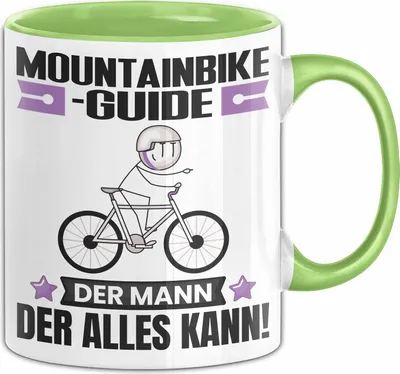 Produktbild von Mountainbike-Guide Tasse Geschenk für Mountainbike-Guide Der Mann Der Alles Kann Geschenkidee zum Geburtstag (Grün)