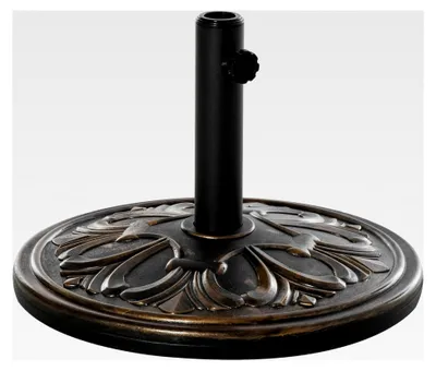 Produktbild von Sonnenschirmständer 13 kg mit Schirmhaltern für 35 mm/38 mm/48 mm Durchmesser in Antik Bronze