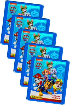 Produktbild von Panini Paw Patrol Sticker Serie 7 - Bereit zum Einsatz - 5 Tüten Sammelsticker