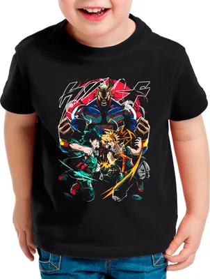 Produktbild von style3 Hero School Kinder T-Shirt superhero japan acade mia manga