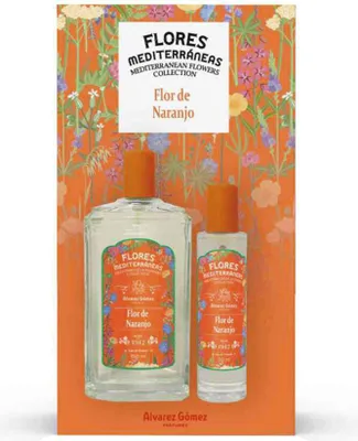 Obrázek produktu pro MEDITERRANE BLUMEN ORANGENBLÜ TEN-SET 2-tlg
