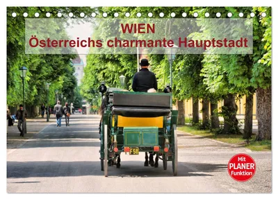 Produktbild von Wien - Österreichs charmante Hauptstadt (Tischkalender 2027 DIN A5 quer), CALVENDO Monatskalender
