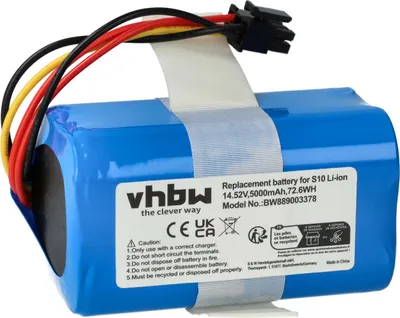 Produktbild von vhbw Akku kompatibel mit 360 S10, QH100003, X100 Max, X100 Saugroboter (5000 mAh, 14,52 V, Li-Ion)