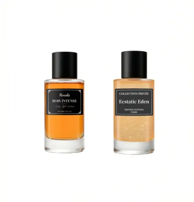 Produktbild von Unisex Parfum 2er-Set | 50 ml Holzig-Blumig + 50 ml Blumig-Chypre | Natürliche Frische trifft sinnliche Eleganz | steigert die Ausstrahlung