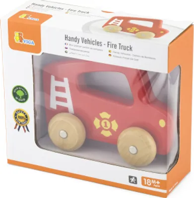 Immagine prodotto di Viga Toys Fahrzeug Praktische Feuerwehr. +18 mesi