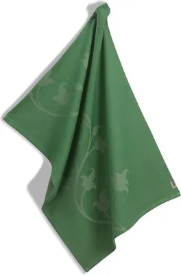 Produktbild von KELA Handtuch Cora 100% Baumwolle hellgrün/grün Blume 70,0x50,0cm KL-12825