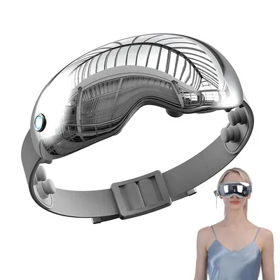 Produktbild von Kopf- & Augenmassagegerät mit Wärme & Bluetooth-Musik,Luftdruck Augenmassage, 5 Modi, 18 Massageköpfe, Type-C,Silikon-Massageköpfe