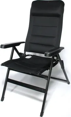 Produktbild von Brunner Aravel 3 D Medium, 150 kg, Campingstuhl, 4 Bein(e), 5,3 kg, Aluminium, Schwarz
