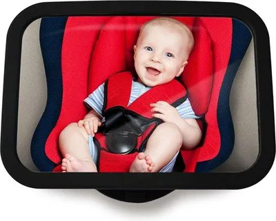 Productafbeelding van Autospiegel Baby - Achterbank Spiegel Baby - Achteruitkijkspiegel - Babyspiegel - Baby Veiligheid - Premium