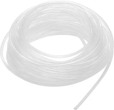 Obrázek produktu pro Silikonová hadice s vysokou odolností a trvanlivostí, 10 metrů – 1,5 mm x 3 mm – lesklá bílá