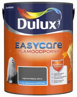 Produktbild von Latexfarbe für Innenwände & Decken, matt, stärkstes Grau, schmutzabweisend, 5 L