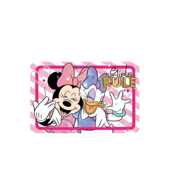 Produktbild von Minnie Mouse Tischset Kinder mit Daisy - Platzdeckchen abwaschbar – Platzset Baby aus Kunststoff - Essunterlage 43x28 cm