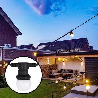 Produktbild von Olucia - 30 LED-Lichterkette - 30 transparente Glühbirnen