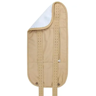 Produktbild von Wiederverwendbare Rizinusöl-Wickel – Baumwolle Kompresse für Leber, Bauch & Nacken, atmungsaktives Pack, Khaki