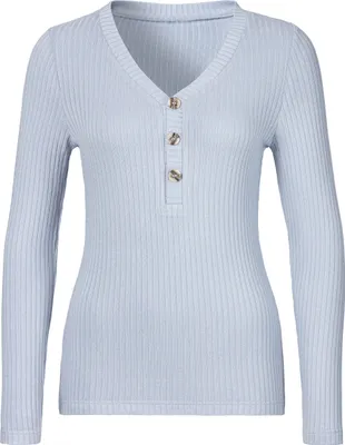 Produktbild von LASCANA Langarmshirt hellblau Größe 36/38