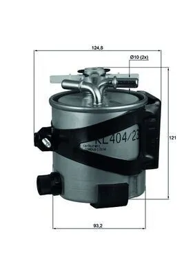 Produktbild von Kraftstofffilter KNECHT KLH 44/22