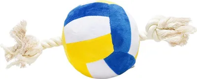 Zdjęcie produktu dla Beeztees pluszowa piłka do siatkówki S : D=14cm, długość= 27cm