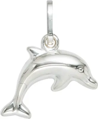 Produktbild von Anhänger Halsschmuck Delfin aus 925 Silber Sterlingsilber rhodiniert