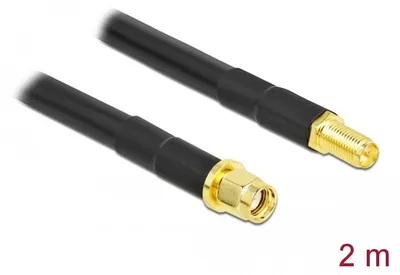 Image de DELOCK Antennenkabel SMA Stecker zu SMA Buchse LMR/CFD300
