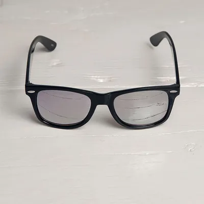 Produktbild von Freak Scene Sonnenbrille - L - schwarz 06 silber verspiegelt