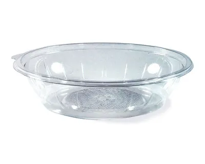 Produktbild von 50x Salatschalen rund Ø 23 x 5,1 cm klar 1000 ml (PET)